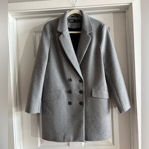 Zara Double-Breasted Coat